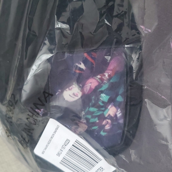 Demon Slayer: Kimetsu No Yaiba Tanjiro & Nezuko Patch Tonal Snapback Hat - NEW - Picture 5 of 6